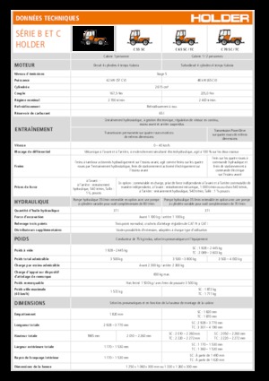 Veicoli comunali multiuso diesel Holder C 65 SC