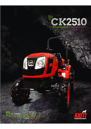 Veicoli comunali multiuso diesel Kioti CK 2510