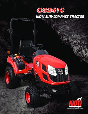 Veicoli comunali multiuso diesel Kioti CS 2410