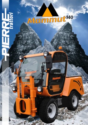 Veicoli comunali multiuso diesel Pierre Mammut 140
