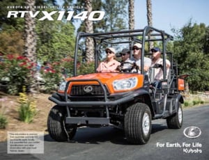 Veicoli comunali multiuso diesel Kubota RTV 1140 CPX