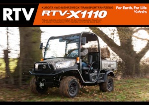 Veicoli comunali multiuso diesel Kubota RTV X1110 TW  