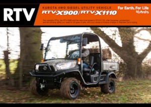 Veicoli comunali multiuso diesel Kubota RTV X1110 TW  