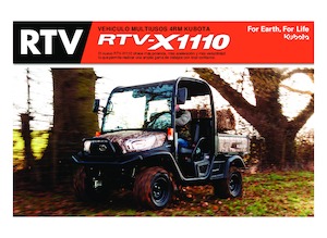 Veicoli comunali multiuso diesel Kubota RTV X1110 TW  