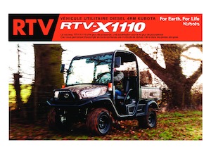 Veicoli comunali multiuso diesel Kubota RTV X1110 TW  