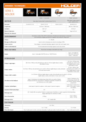 Veicoli comunali multiuso diesel Holder S 130