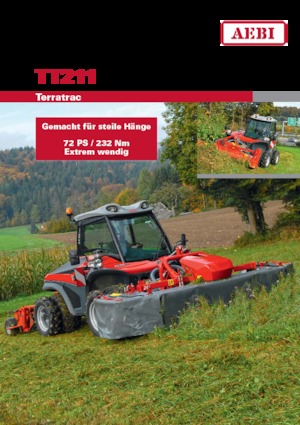 Veicoli comunali multiuso diesel Aebi TT 211