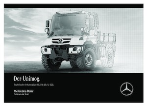 Veicoli comunali multiuso diesel Unimog U 318 Euro 6