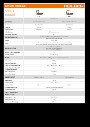 Veicoli comunali multiuso diesel Holder X 45