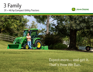 Veicoli comunali multiuso diesel John Deere 3038 R