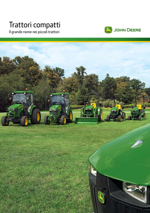 Trattori per uso municipale John Deere 4720