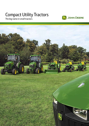 Trattori per uso municipale John Deere 4720