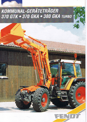 Trattori per uso municipale Fendt 380 GKA Turbo