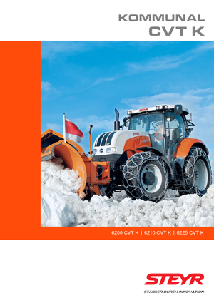 Trattori per uso municipale Steyr 6225 CVT K