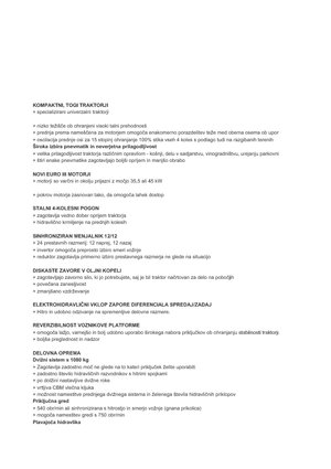 Trattori per uso municipale AGT AGT 850 T