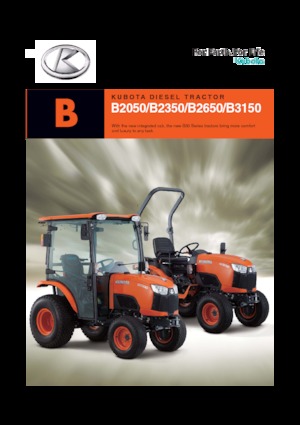 Trattori per uso municipale Kubota B2350 DB