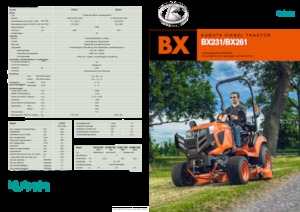 Trattori per uso municipale Kubota BX261