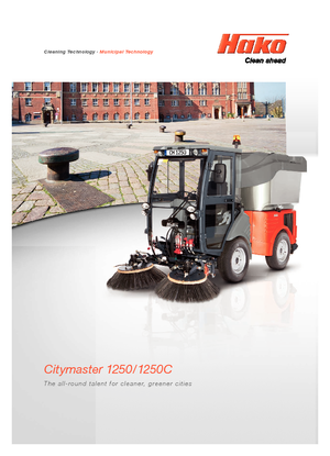Trattori per uso municipale Hako Citymaster 1250 C