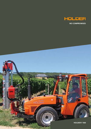 Trattori per uso municipale Holder F 560