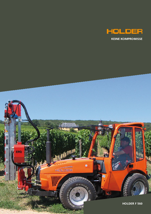 Trattori per uso municipale Holder F 560