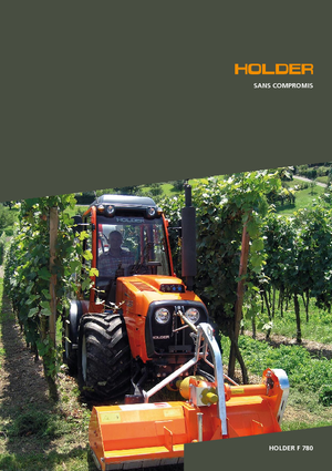 Trattori per uso municipale Holder F 780