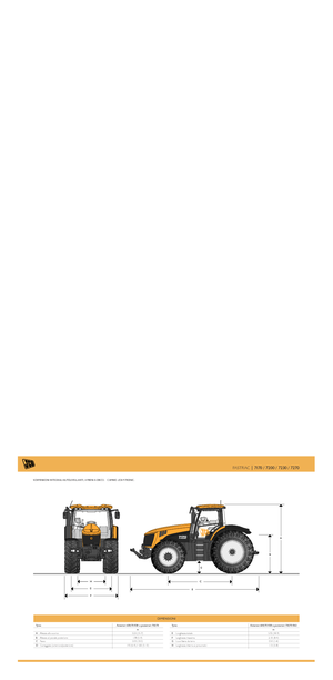 Trattori per uso municipale JCB Fastrac 7200-70