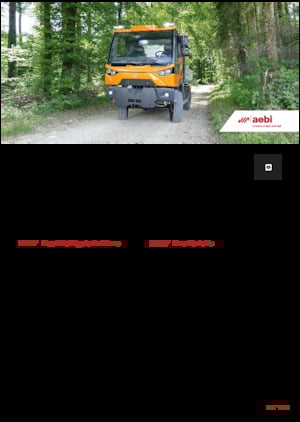 Veicoli comunali multiuso diesel Aebi MT 770