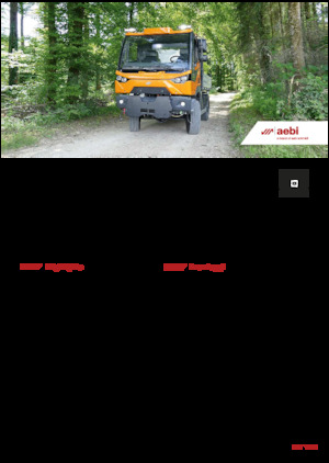 Veicoli comunali multiuso diesel Aebi MT 770