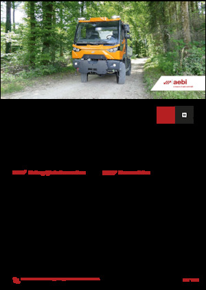 Veicoli comunali multiuso diesel Aebi MT 760