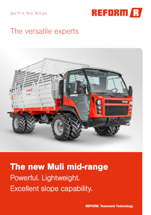 Veicoli comunali multiuso diesel Reform Werke Muli T8 X pro