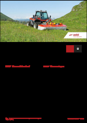 Veicoli comunali multiuso diesel Aebi TT 211+