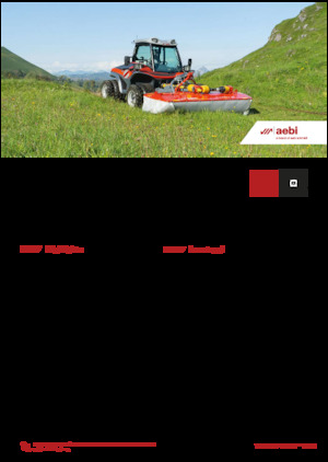 Veicoli comunali multiuso diesel Aebi TT 211+