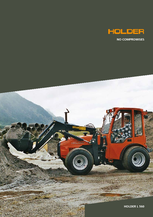 Trattori per uso municipale Holder L 560