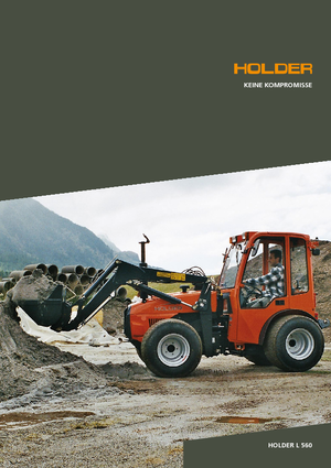 Trattori per uso municipale Holder L 560