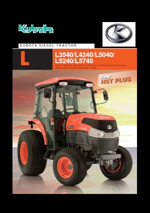 Trattori per uso municipale Kubota L 4240 D