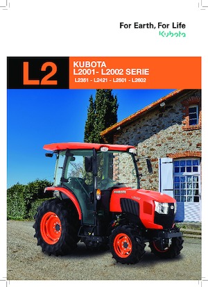 Trattori per uso municipale Kubota L2501 DW