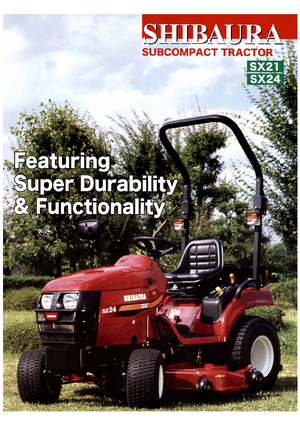 Trattori per uso municipale Shibaura SX 24