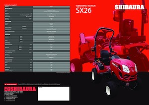 Trattori per uso municipale Shibaura SX 26