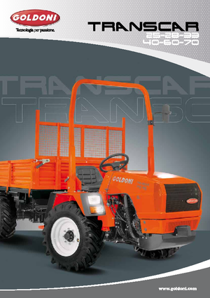 Trattori per uso municipale Goldoni Transcar W 70 SN - Sl Quadrifoglio
