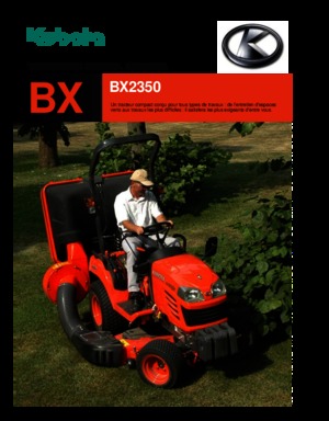 Trattori per uso municipale Kubota BX2350 D