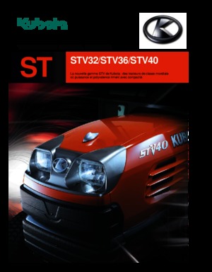 Trattori per uso municipale Kubota STV 32