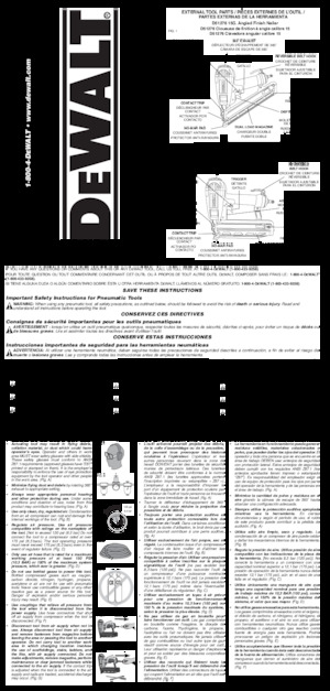 Sparachiodi e Graffettatrici DEWALT D51257K