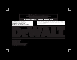 Sparachiodi e Graffettatrici DEWALT DWSL18CAP