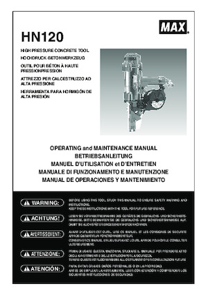 Sparachiodi e Graffettatrici MAX USA CORP. HN120
