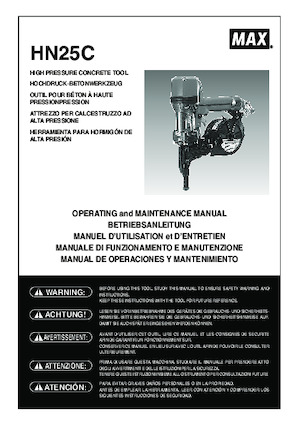 Sparachiodi e Graffettatrici MAX USA CORP. HN25C