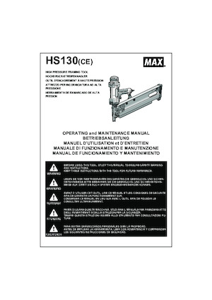 Sparachiodi e Graffettatrici MAX USA CORP. HS130