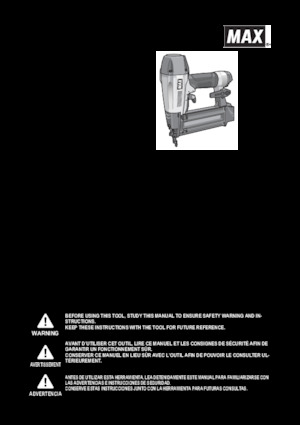 Sparachiodi e Graffettatrici MAX USA CORP. NF255FA/18