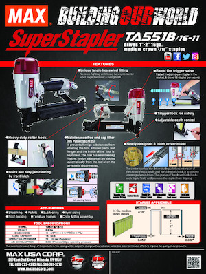 Sparachiodi e Graffettatrici MAX USA CORP. TA551B/16-11