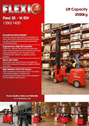 Carrelli elevatori per corsie strette VNA Flexi 25W