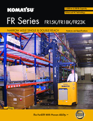 Carrelli elevatori per corsie strette VNA Komatsu FR15K-3